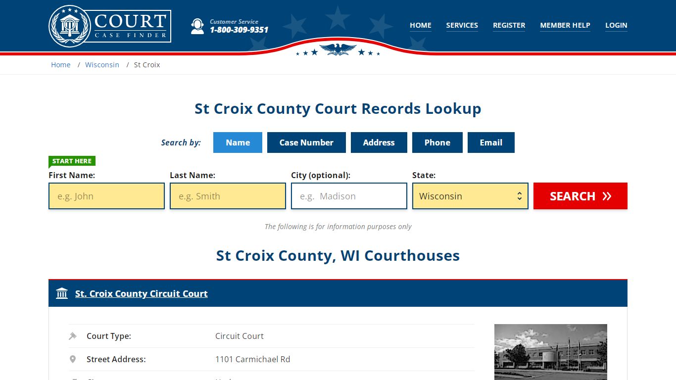 St Croix County Court Records | WI Case Lookup
